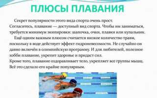 Плавание для похудения