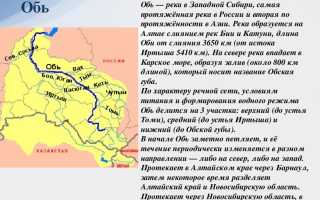 Самая длинная в России, или какова длина реки Обь в километрах