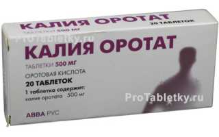 Оротат калия в бодибилдинге